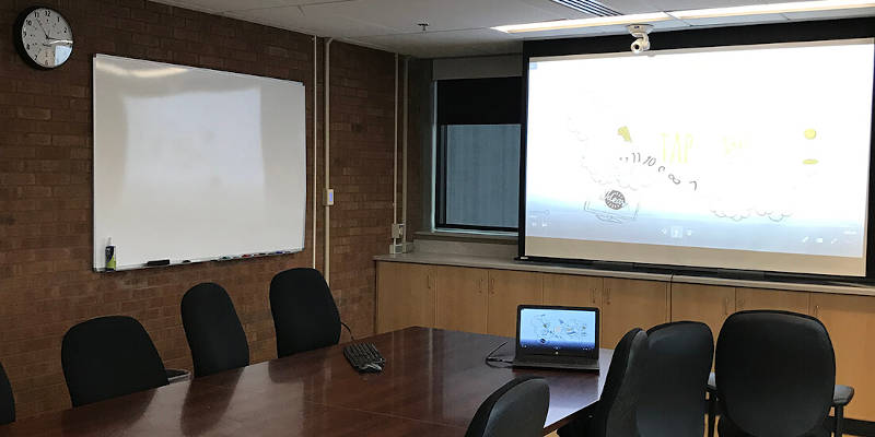 Metro Wastewater Treatment Plant - Administrative conference room video conferencing installation
