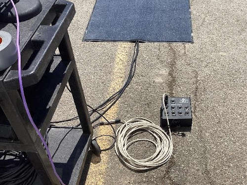 Press box or audio distribution box