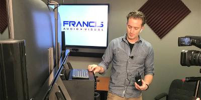 Mobile Video Conferencing Cart
